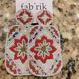 Fabrik beaded earrings